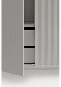 Szürke magas komód 97x130 cm Sierra – Teulat