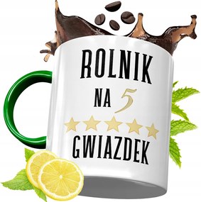 Zöld Bögre Farmer Gazdáknak Ajándék, fényképes nyomattal