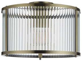 Endon 106265 - Mennyezeti lámpa RIDGETON 1xE27/10W/230V sárgaréz