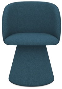Kék kárpitozott étkezőfotel Maia – Makamii