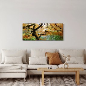 Egy sárga japán juhar képe, Portland, Oregon (120x50 cm)