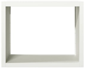 fehér acél tűzifatároló 100 x 40 x 80 cm
