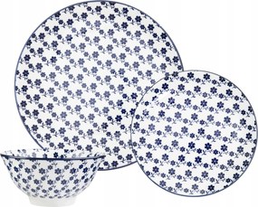 Navia virágos étkészlet 18el. 6 személyes Homla