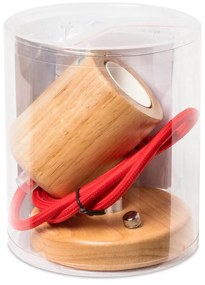 Wood függőlámpa piros vezetékkel - SULION