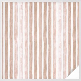 Öntapadós szélvédő furnér Adatvédelem Barna csíkok 100x100