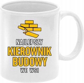 Bögre Ajándék Építésvezetőnek Karácsonyi ajándék