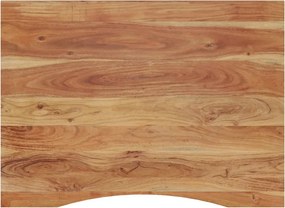 vidaXL tömör akácfa téglalap alakú asztallap 100 x 80 x 2,5 cm