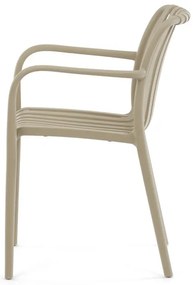 Bézs Műanyag Kerti Szék. CT-X7029 CAP