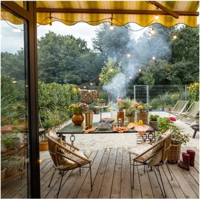 LED Kültéri dekoratív lánc BAJA ST64 20xE27/1W/230V 20,9m IP44 meleg fehér