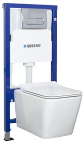 Tinos White Duofix Delta Chr falba építhető WC tartály szett