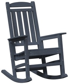 Kerti Hintaszék Tengerészkék 70x92x108 cm HDPE