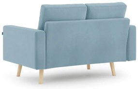 Világoskék 2-személyes kanapé MANDI