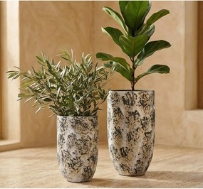 Kerámia kézzel készített virágcserép ø 22 cm Barreiro – Ego Dekor