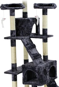 Kaparófa macskáknak Hawaj 170 cm sötét szürke