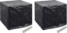 vidaXL 2 db kerti tartály huzat 8 fűzőlyukkal 116 x 100 x 120 cm