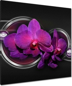 Vászonkép 90x90 Lila leander