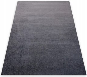 Plüss Szőnyeg Szürke Puha Kedves Rabbit Nyúlszőr 140x200