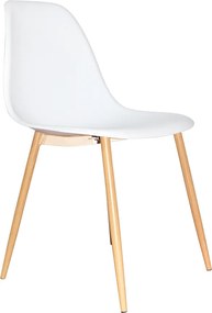 Szék, fehér/natúr, SINTIA