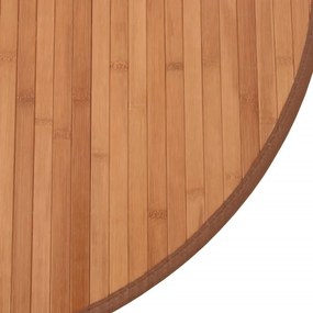 kerek természetes bambusz szőnyeg 80 cm