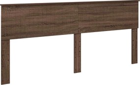 vidaXL Fejtámla Barna Tölgy 200 cm Faanyag