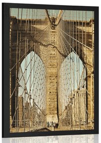 Poszter Manhattan híd New York ban