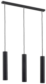 Argon 6112 - Csillár zsinóron GOMERA 3xGU10/5W/230V fekete