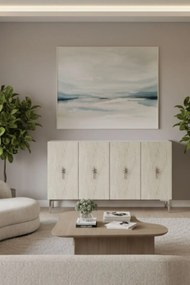Salkım 120 - White, Travertine, Silver