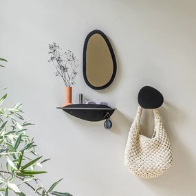 Fekete fém fali fogas Mani – Spinder Design
