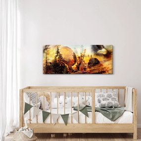 Kép - Sámán motívum (120x50 cm)