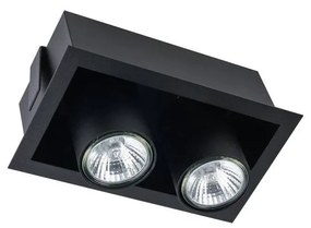 Nowodvorski EYE MOD beépíthető lámpa, fekete, GU10 foglalattal, 2x35W, TL-8940