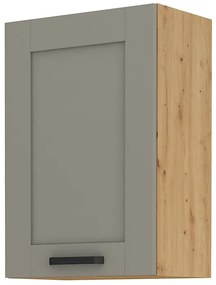 Felső konyhaszekrény Lucid 50 G 72 1F (artisan tölgy + claygrey). 1045494