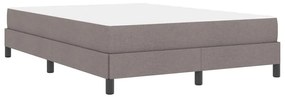 Boxrugós ágy matracmal Tópszínű 160 x 200 cm szövet