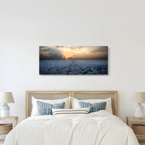 Kép - Párizs magasból (120x50 cm)