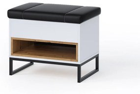 Cipőtároló Oliver B (fehér + artisan tölgy). Akció -13%. 1051797