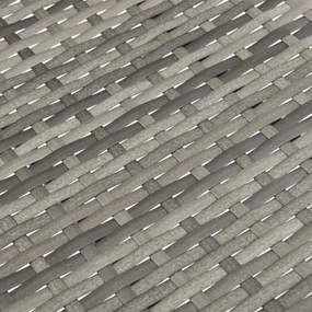 4 db szürke rakásolható polyrattan kültéri szék