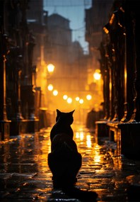 Poszter 68x98cm Magányos vándor