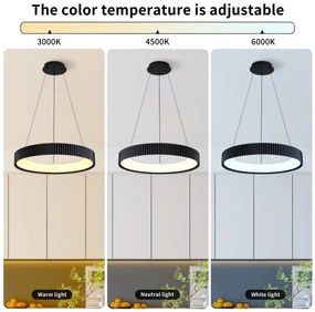 Brilagi - dimmelhető LED függőlámpa kábelen FALCON MODERN LED/54W/230V 60 cm fekete + távirányító