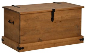 tömör fenyőfa HALDEN tárolószekrény 91x48x47 cm