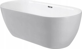 Szürke szabadonálló kád Indes Kovalo 170cm Fényes