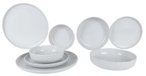 8 darabos bézs porcelán étkészlet