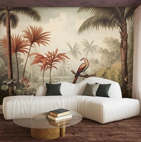Gario Fotótapéta Trópusi madár a dzsungelben Anyag: Vlies, Méret: 400 x 280 cm