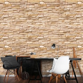 Fotótapéta - Homok téglafal (152,5x104 cm)