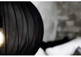 Markslöjd 108791 - Csillár zsinóron FORENCE 1xE27/40W/230V átm. 50 cm fekete