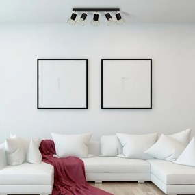 Spotlámpa DANTE 5xGU10/25W/230V fekete/arany