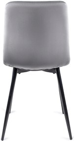 Szürke Bársony Étkezőszék IBIS