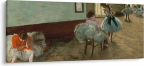 Kép - Edgar Degas, The Dance Lesson, reprodukciók (120x50 cm)