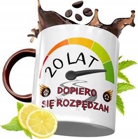 Bordó Bögre 20. Születésnapra Ajándék fényképes nyomtatással