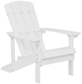 Fehér kerti szék ADIRONDACK Beliani