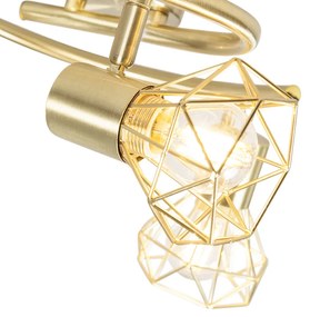 Okos spotlámpa sárgaréz forgatható és dönthető incl. 3 Wifi P45 - Mosh