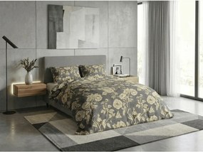 Flanel ágynemű LUXFLOWER szürke Ágyneműhuzat mérete: 70 x 90 cm | 140 x 200 cm